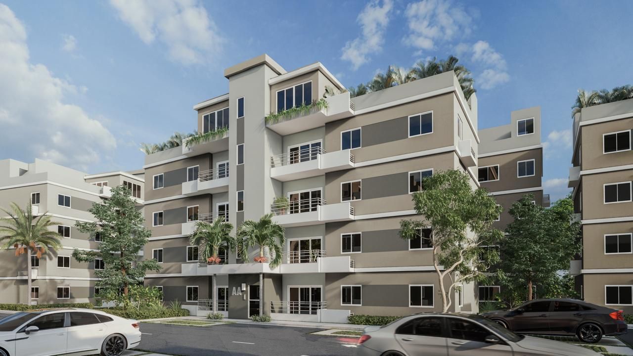 Edificio residencial de cuatro niveles