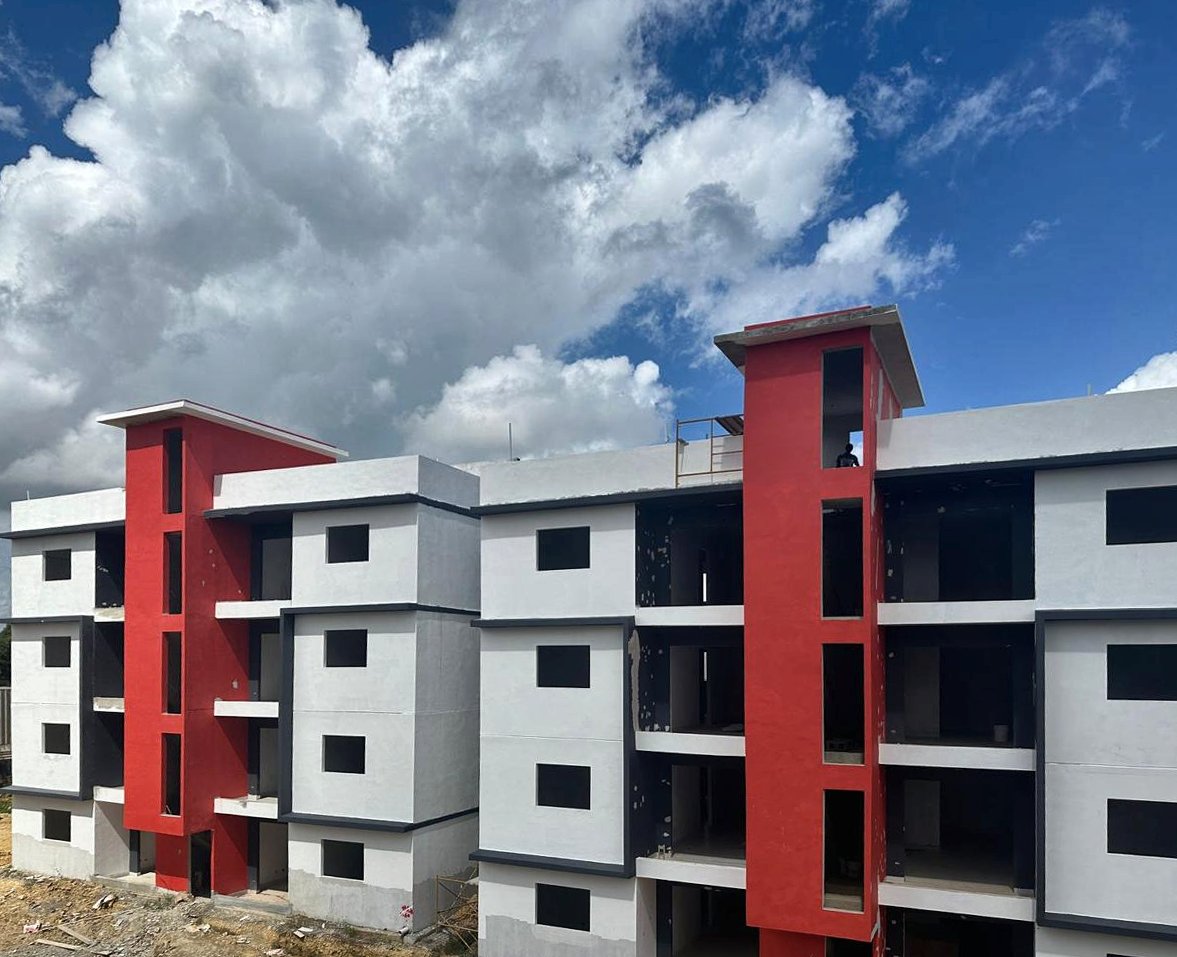 Bloques de apartamentos terminados